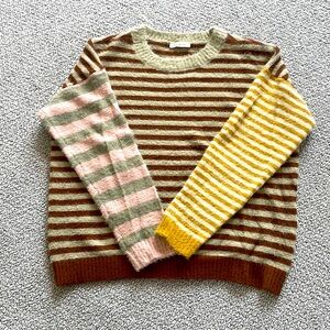 Olive & Leaf woman’s size large multi color striped